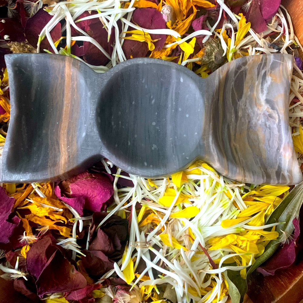 Crystal Triple Goddess Bowls